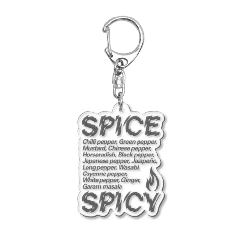 SPICE SPICY（Diagonal） アクリルキーホルダー