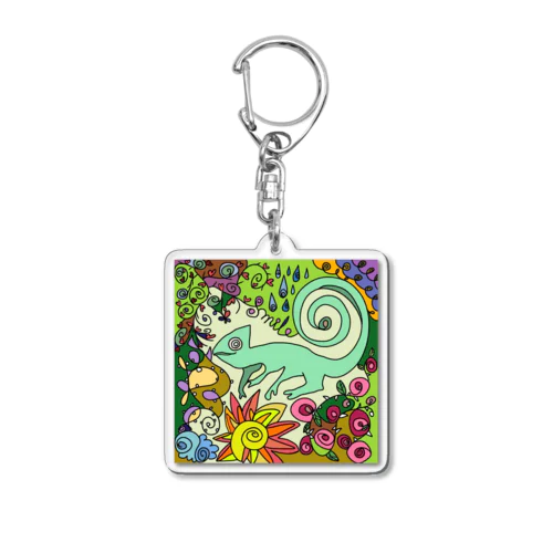 chameleonsmile Acrylic Key Chain