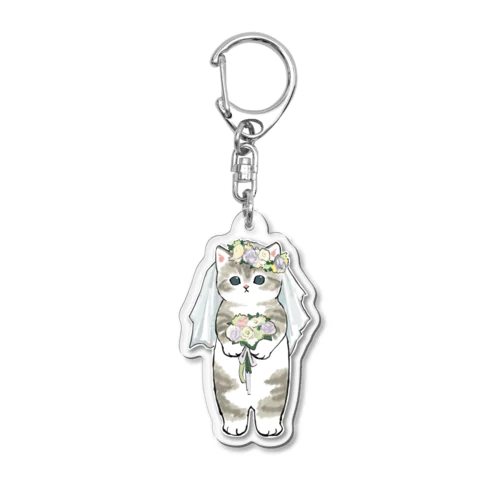 花嫁にゃん Acrylic Key Chain