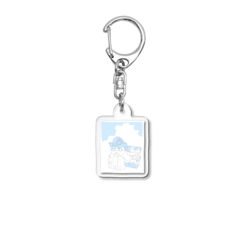 ねこのひとやすみ Acrylic Key Chain