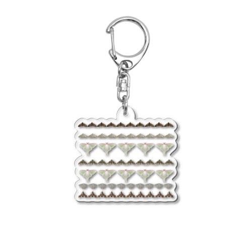 蛾(moth) Acrylic Key Chain
