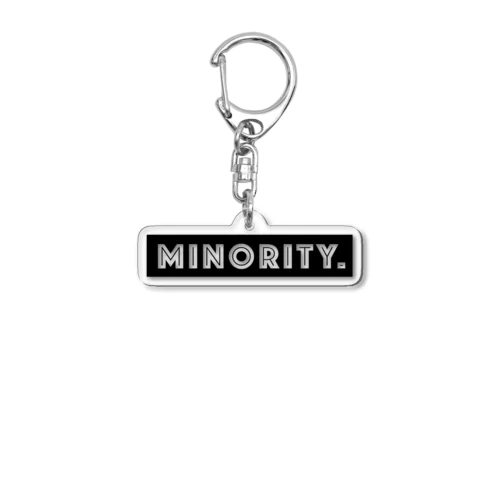 MINORITY.　- black ver. 02 - Acrylic Key Chain