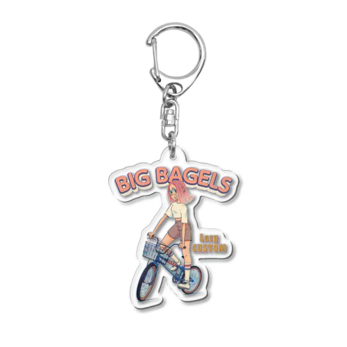 "big bagels" Acrylic Key Chain