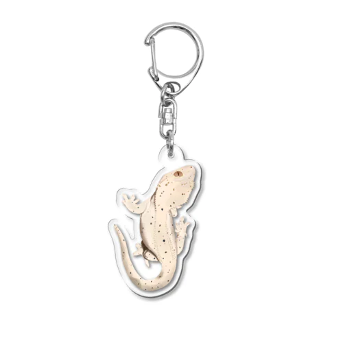 クレスが貼りついてますよ。クリームダルメシアン Acrylic Key Chain