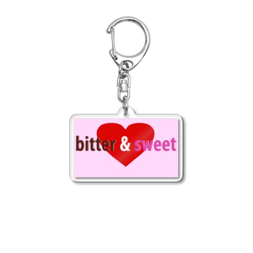 bitter & sweet Acrylic Key Chain