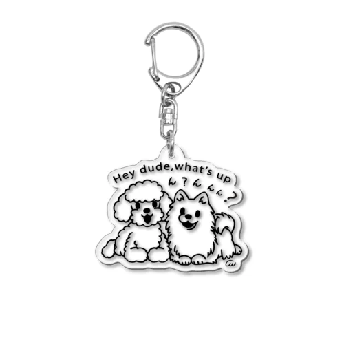 CT170 Toypoo ＆Pome*A*st Acrylic Key Chain