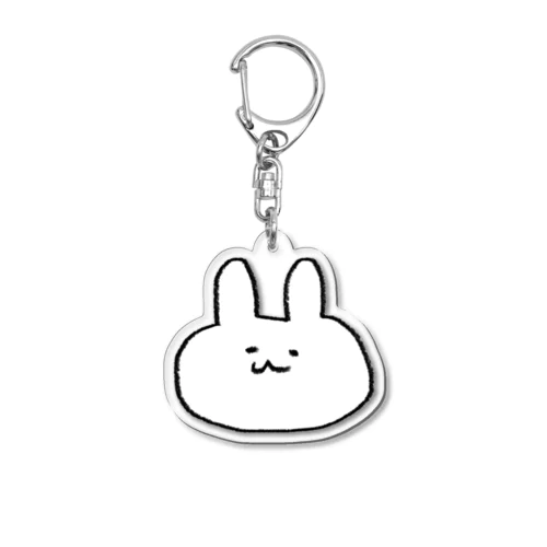 シンプルなうさぎ Acrylic Key Chain