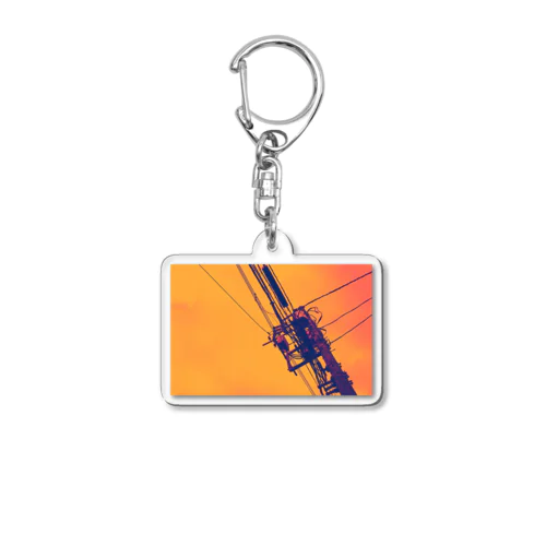 短夜　オレンジ Acrylic Key Chain