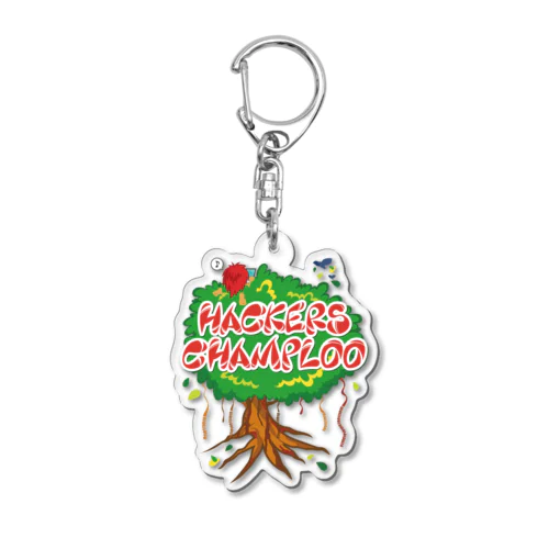 ハッカーズチャンプルー ガジュマル Acrylic Key Chain