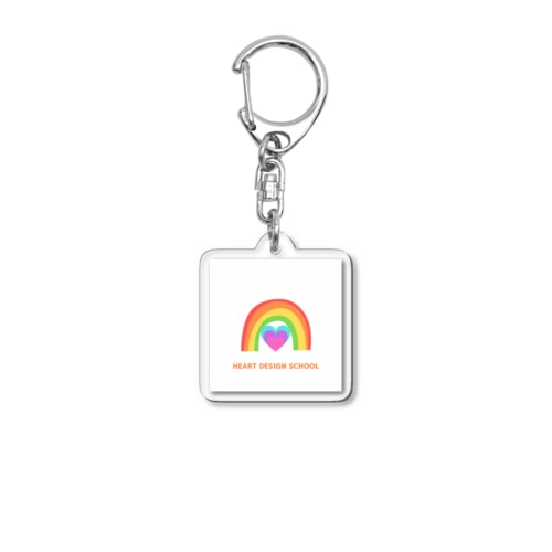 ハートデザインスクールロゴ Acrylic Key Chain