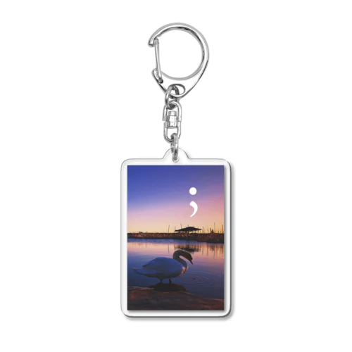 A lake of the beginning Acrylic Key Chain