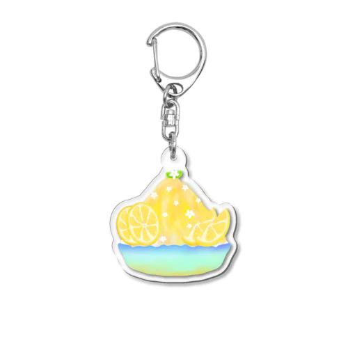 蜂蜜レモンかき氷 Acrylic Key Chain