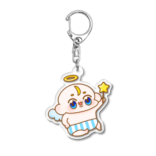 ぽんこつ天使ちゃん ・ ナチュル Acrylic Key Chain