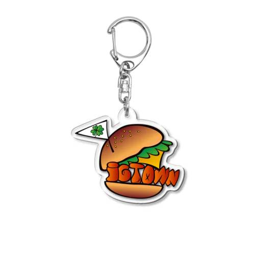 b Acrylic Key Chain