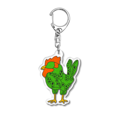 バランスの悪いニワトリさん🐓 Acrylic Key Chain