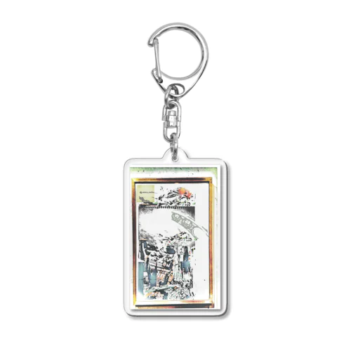 Nullandz collage Acrylic Key Chain