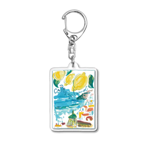 アモーレ＊カプリ島 Acrylic Key Chain