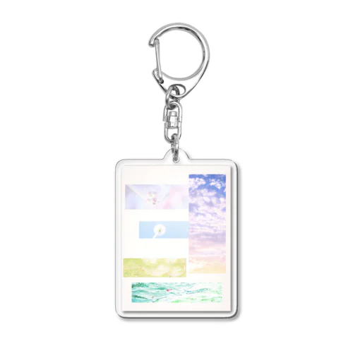 ブロック Acrylic Key Chain