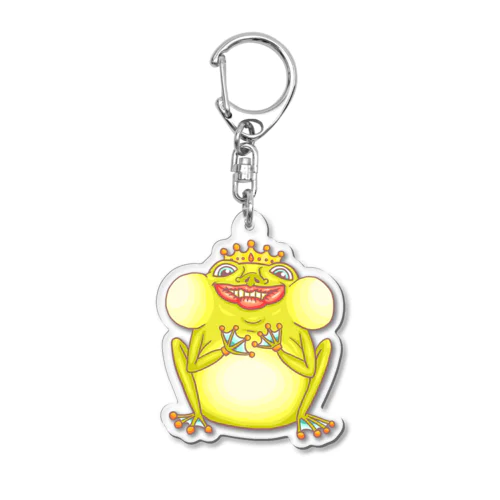 ぷるぷるリップのカエル Acrylic Key Chain