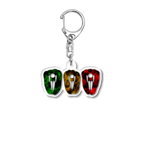 Human in the Piman Acrylic Key Chain