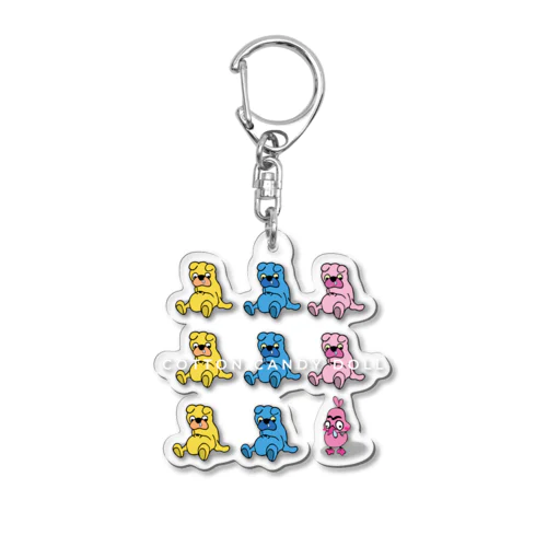 ぴゅってがいっぱい Acrylic Key Chain