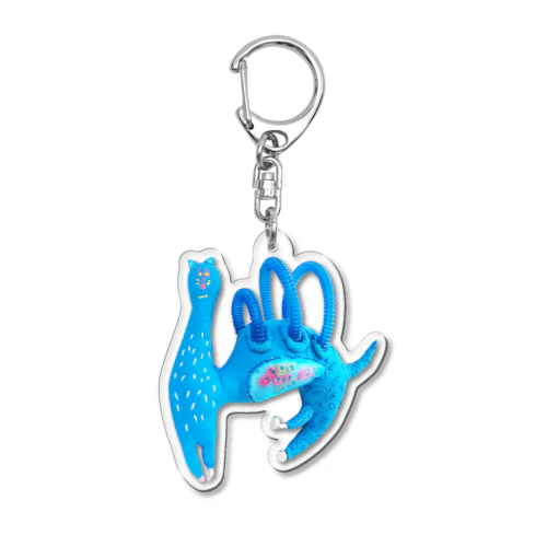 猫の循環 Acrylic Key Chain