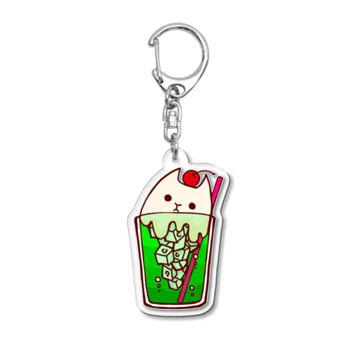 めろんくりーむそーにゃ Acrylic Key Chain