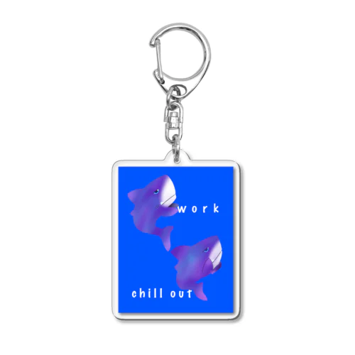 ハリガネ💻☕️ Acrylic Key Chain