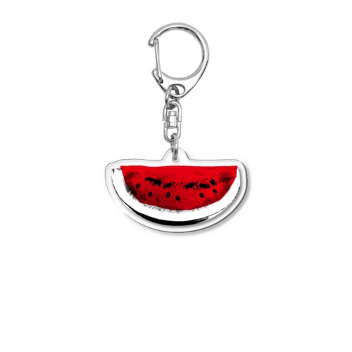 すいか -watermelon- 切 Acrylic Key Chain