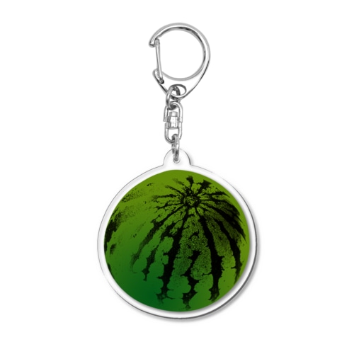 すいか -watermelon- 丸 Acrylic Key Chain