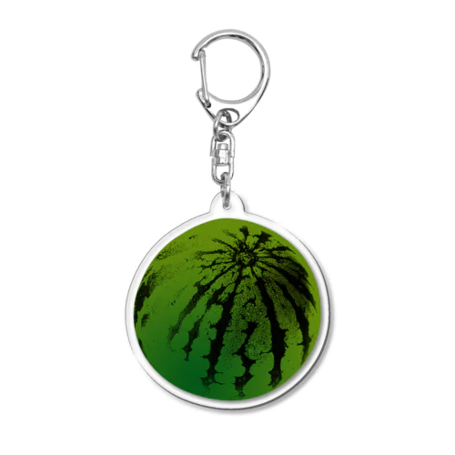 すいか -watermelon- 丸 Acrylic Key Chain