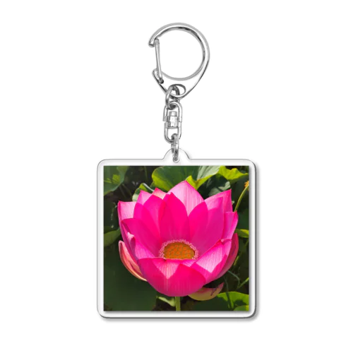 紅の蓮花 Acrylic Key Chain