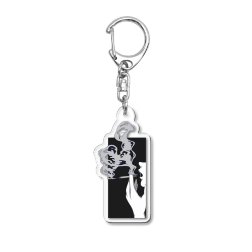 smoking Acrylic Key Chain