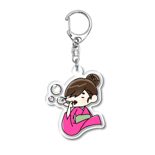 うきこちゃん Acrylic Key Chain