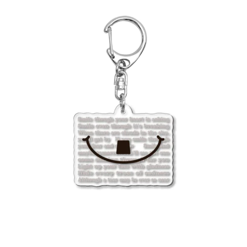 ちょびヒゲSMILE Acrylic Key Chain