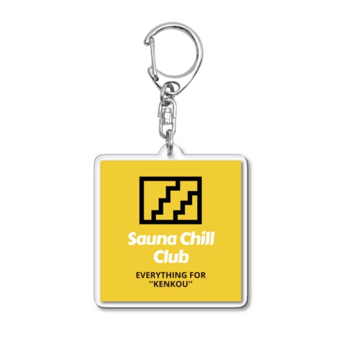 Sauna Chill Club KENKOU Acrylic Key Chain