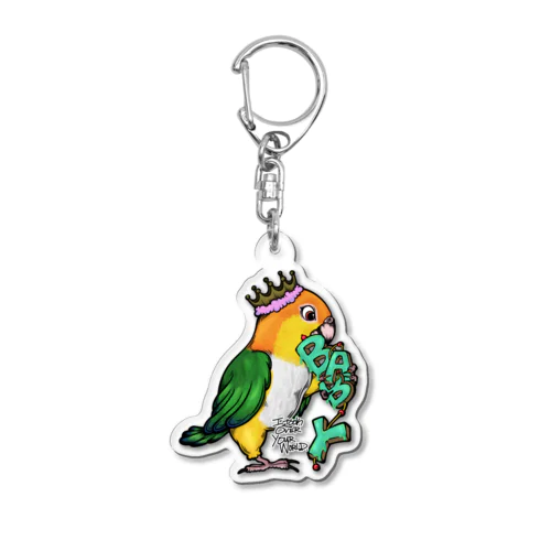 BABY!! シロハラインコ Acrylic Key Chain