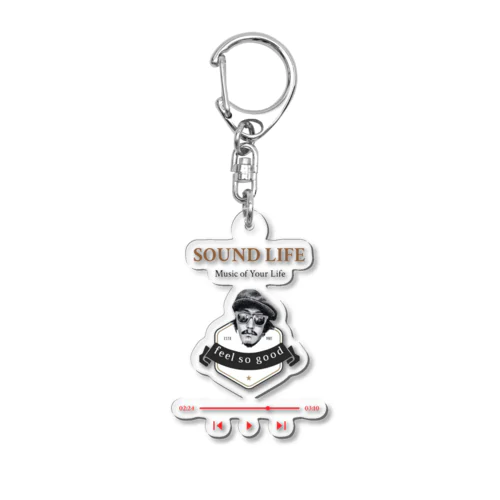 NO  MUSIC  NO  LIFE Acrylic Key Chain