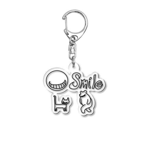 Smile Acrylic Key Chain