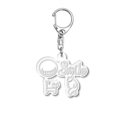 Smile Acrylic Key Chain