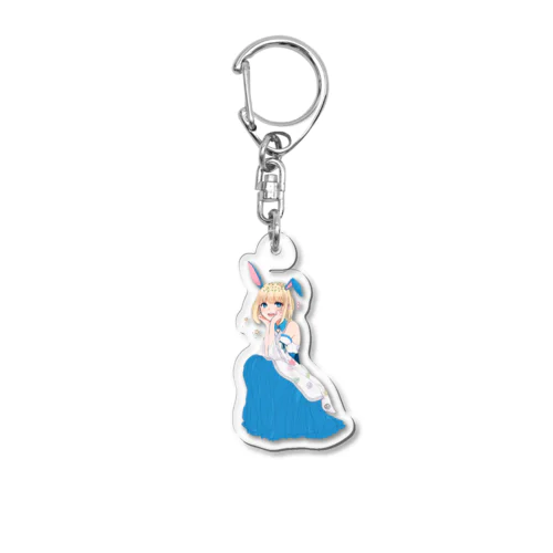 饂飩之ミコアイテム Acrylic Key Chain