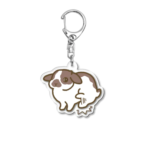 アングリーバニーLのDAN Acrylic Key Chain