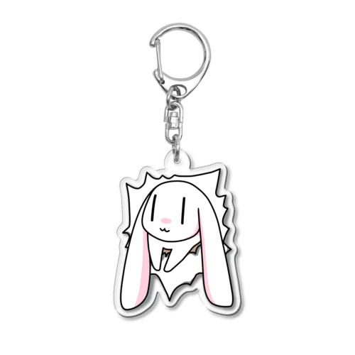 ハマり動物たれうさぎ Acrylic Key Chain