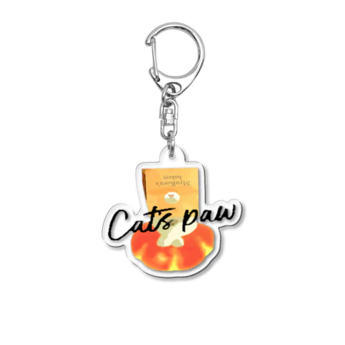 Cat's paw_ロゴ1 アクリルキーホルダー