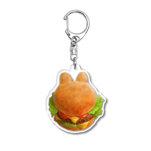 うさぎバンズバーガー Acrylic Key Chain