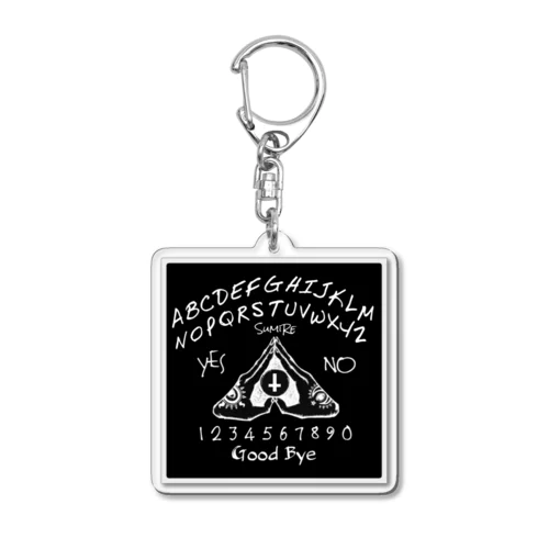 ウィジャボード　Ouija　黒 Acrylic Key Chain