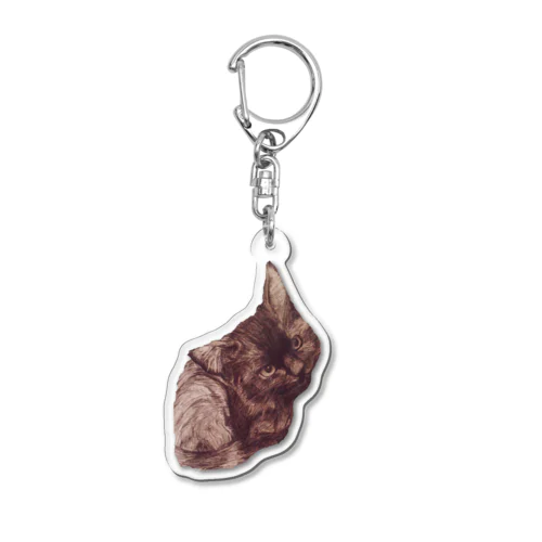 ねこ Acrylic Key Chain