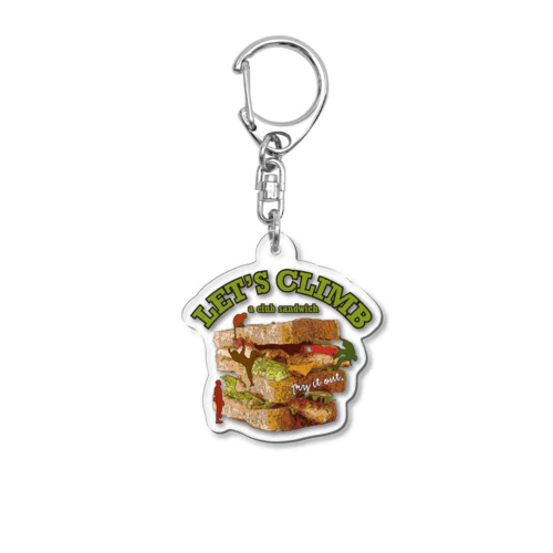 Climbing c-sandwich Acrylic Key Chain