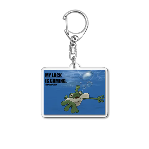 DEEP DEEP DEEP.ラックくん Acrylic Key Chain