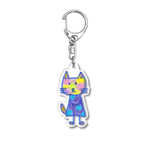 ねこちゃん Acrylic Key Chain